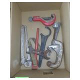 PIPE CUTTERS & ASST. PLUMBING TOOLS