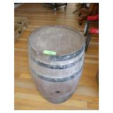 WOODEN BARREL 15 x 15 x 24