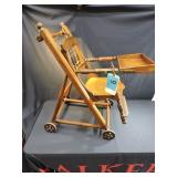 1889 Antique Awesome Baby Stroller/High Chair