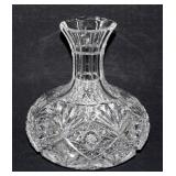Vintage Crystal Decanter / Vase 7"