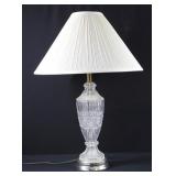Crystal Base Table Lamp 27" H