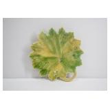 Vintage Ceramic Leaf Plate 9.5"