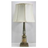 Vintage Metal Table Lamp 29" H