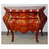 French Louis XV Style Bombe Chest of Drawers