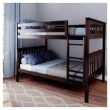 Max Furniture Full over Full Espresso Bunk Beds