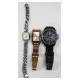 3pc DKNY / Bella + Ladies Quartz Wrist Watches