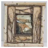 Nick Cywink "Carry On" Painting Birch Frame