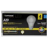 New Luminus Elite 4 Pack 60W Dimmable LED Bulbs