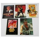 5pc Star Wars & Indiana Jones 1984 Post Cards