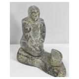 Vintage Inuit Soapstone Carving