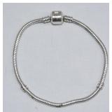 .925 New Pandora Style Bracelet 8"