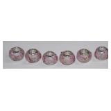 6pc New .925 Pandora Style Art Glass Beads