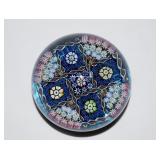 Vintage Perthshire Paneled Millefiori Paperweight