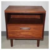 MCM Teak Night Stand w Drawer