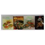 4pcs Assorted WOK Cookbooks