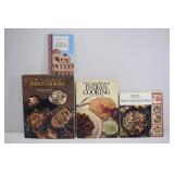 4 pcs Indian Cuisine Cookbooks