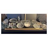 Large Crystal & glass lot