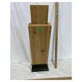 Wood bat house