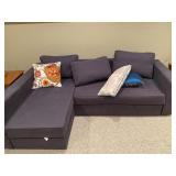 IKEA storage sofa couch - looks purple in photo