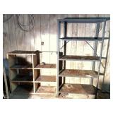 Steel shelves