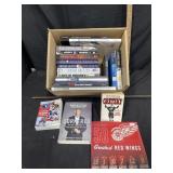 Box of Hockey books- see pictures