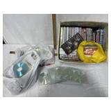 Box of CD/DVDs & VCR tapes