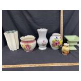 Assorted vases