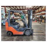 FORKLIFT, TOYOTA, MDL 8FGCU25, SER# 18148, 4,800