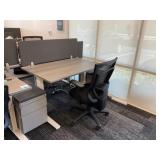 Electronic Programmable Height Adjustable Desk Set