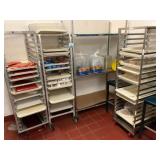 Sheet Pan Racks & Shelving Unit w/ Contents