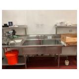 Stainless Steel 2 Compartment Sink