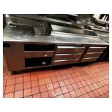 Stainless Steel Prep Table w/ 4 Drawers Refrigerat