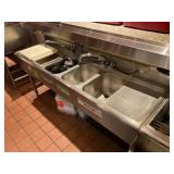 Stainless steel bar sink