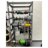 Reel Rack W/ Contents