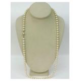 OPERA LENGTH PEARL NECKLACE WITH 14K CLASP