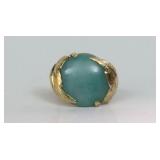 14K JADE RING