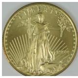 1992 AMERICAN EAGLE $25 GOLD COIN