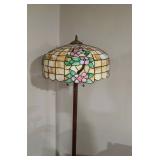 Leaded floor lamp