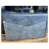 Vintage Suitcase - 21X13 blueish leather