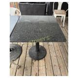 26 x 28 Granite Top HD Base Dining Table