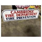 Cambridge Fire Department Signs