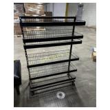 6 Tier Mobile Store Display Rack - 36 x 12 x 52