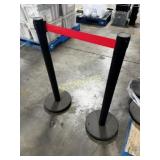 4 Like New Stanchions / Line Barriers