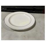 23 Gold Rim 12" Dinner Plates