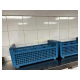 2 Blue Cutlery Dishwasher Racks - No Handles