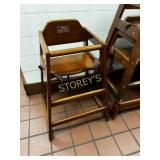 Wood High Chair