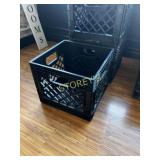 4 Black Milk Crates