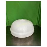 6 White Dome Lights - 16"