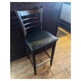 Wood Cushioned Bar Stool - 29"