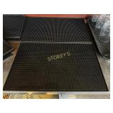 2 Black Bar Mats ~18 x 12